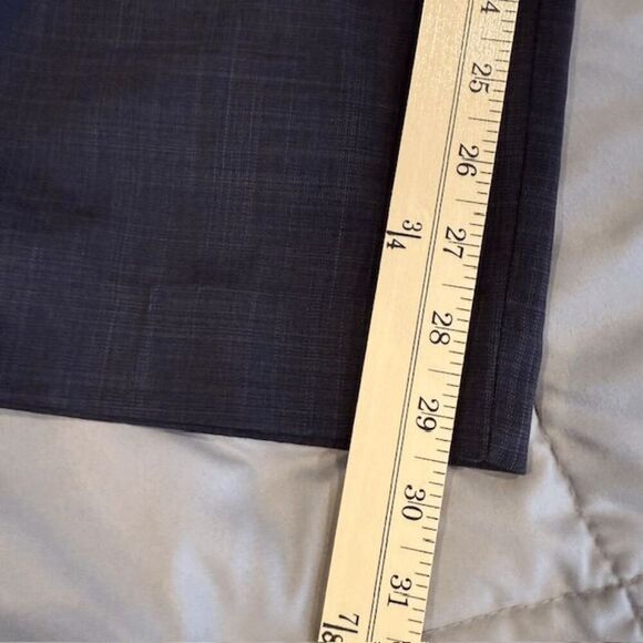 Savane Men's Dress Pants Charcoal Stretch Comfort Trousers Suit Pants Size 40x30 - Picture 11 of 13